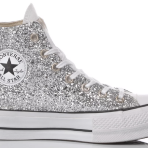 Converse plateforme pailletée